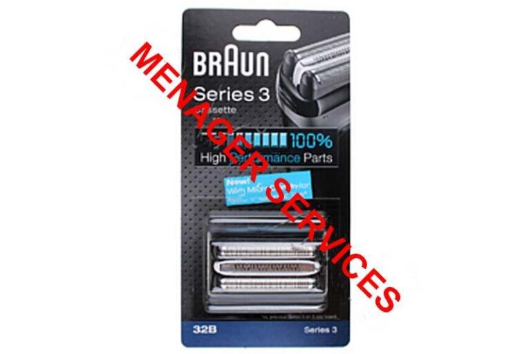 Tête de rasoir Braun cassette 32S Série 3