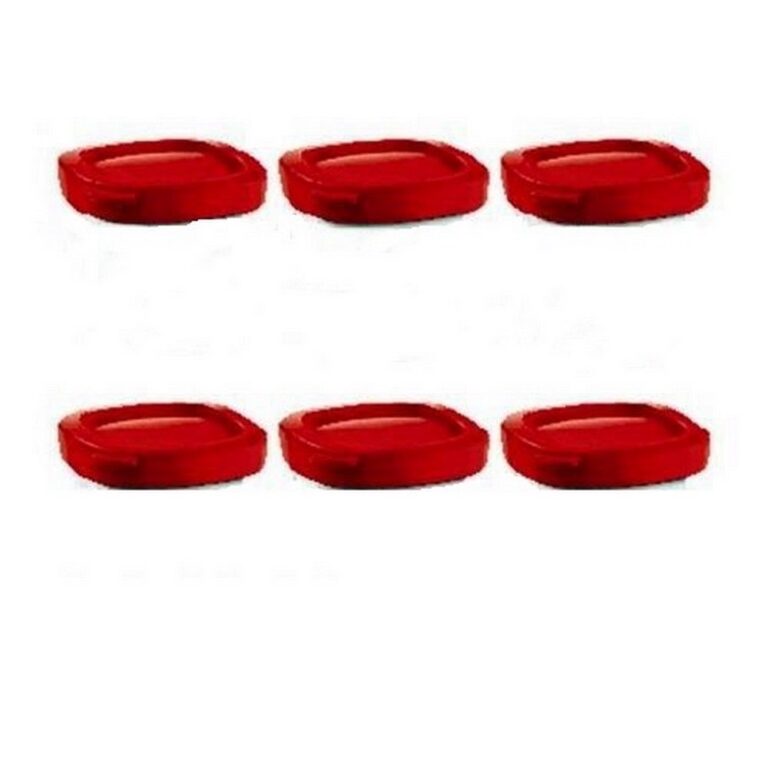 6 Couvercles Carrés Pots Yaourt Pour Yaourtière SEB - 7cm Intérieur Compatible Modèles YG