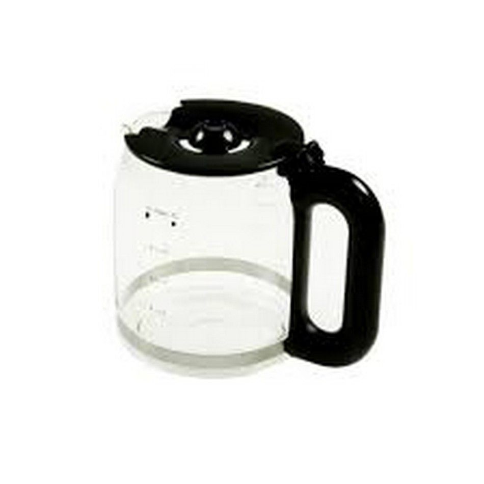 BOSCH B/S/H - Caraffa In Vetro Per Macchina Da Caffè - 10/15 Tazze, Nero - Ricambio Originale Per Modelli TKA, TC4 E Altri