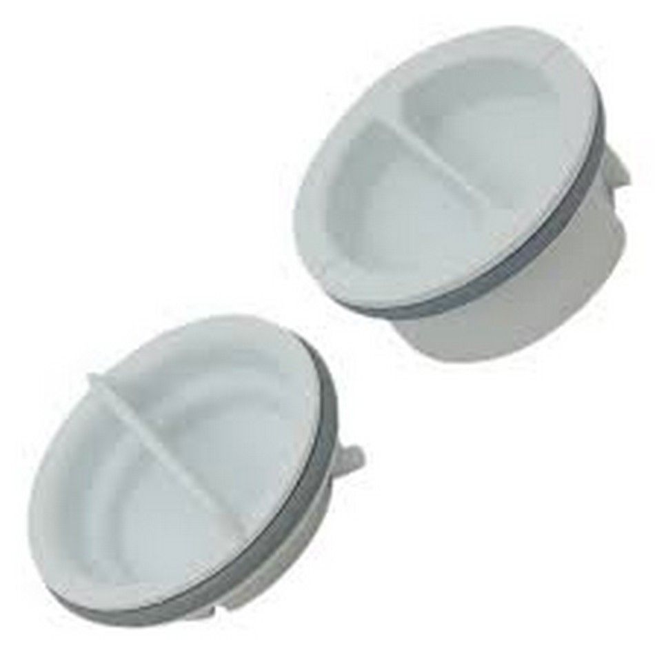 Kit 2 bouchons bac a produits lave vaisselle Ariston/Indesit