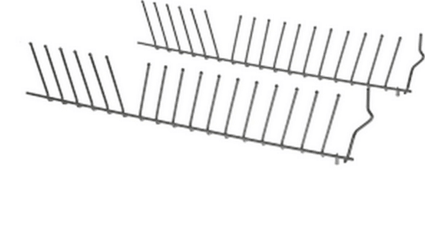 Tiges rabattables x2 panier inferieur Bosch