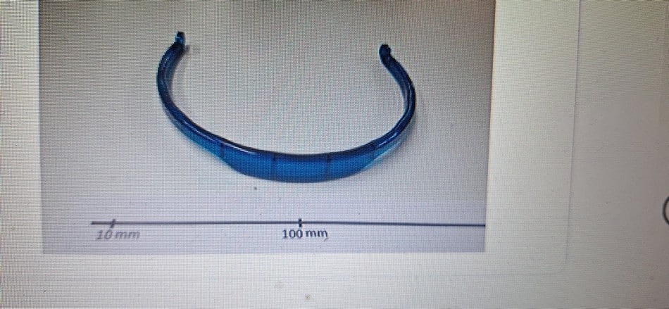 Poignée séparateur bleue aspirateur Rowenta